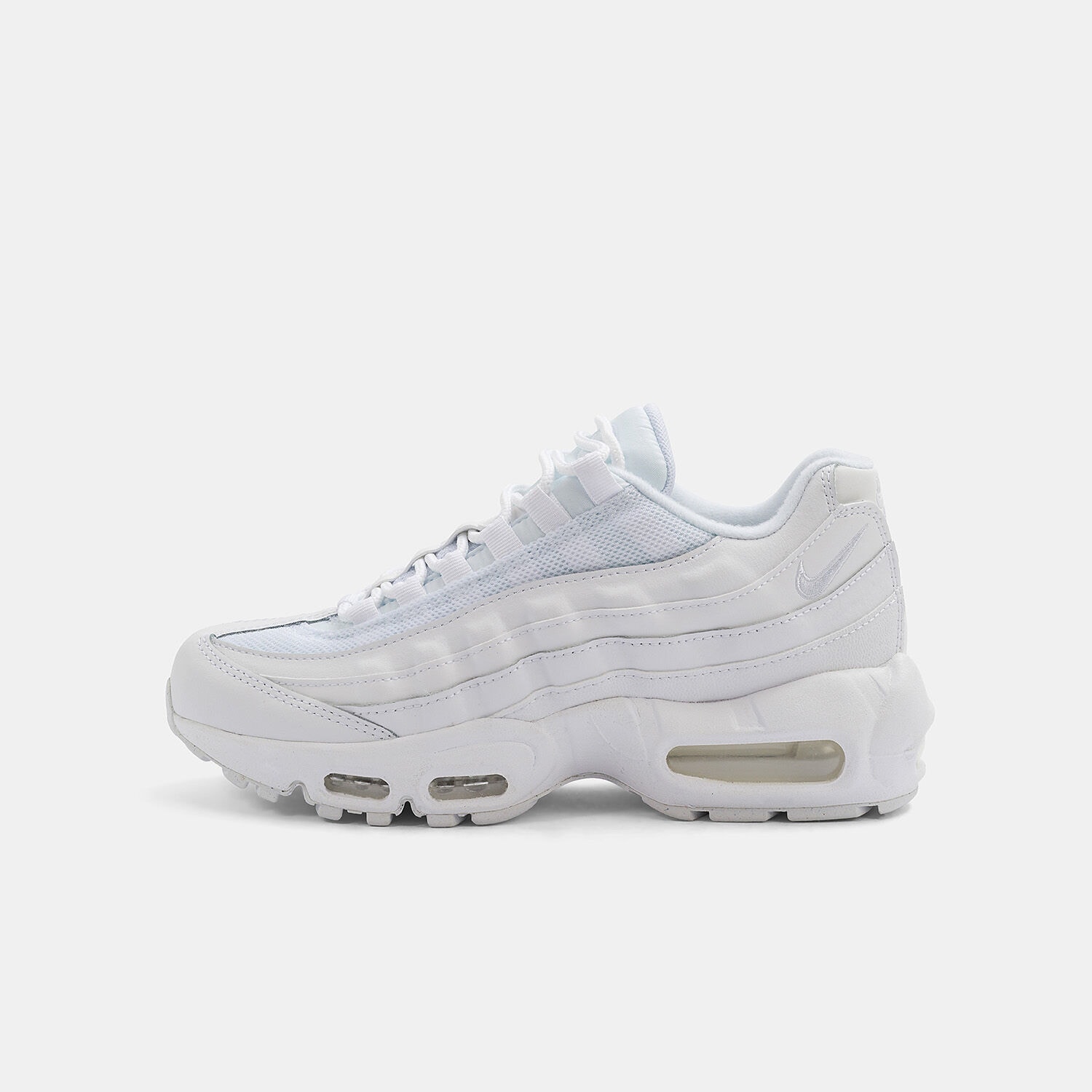 all white 95s