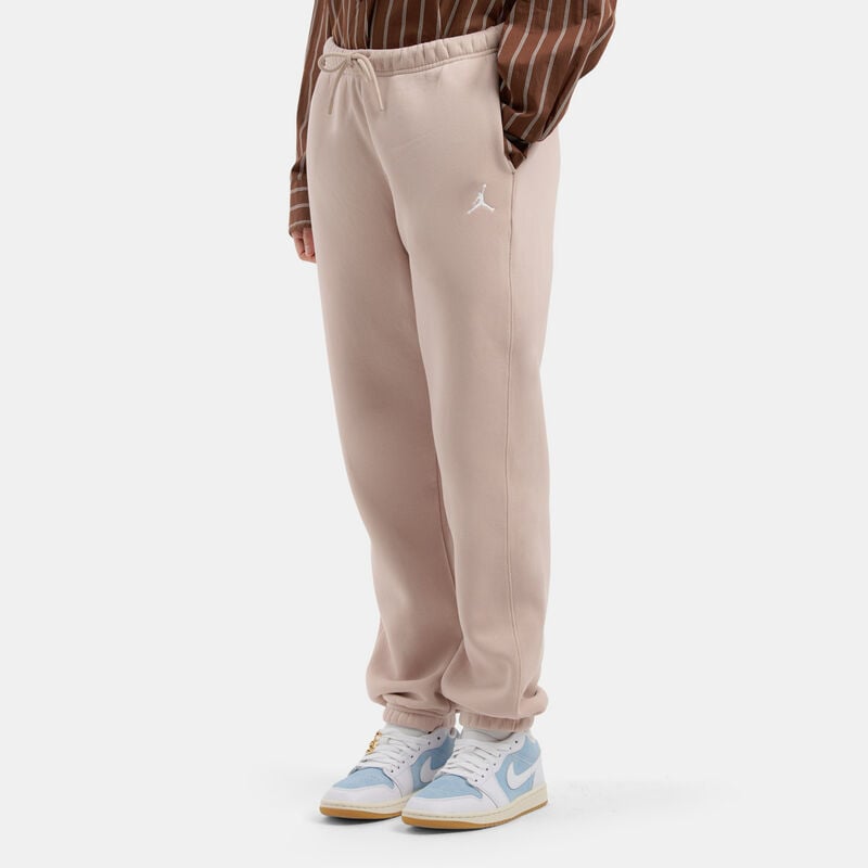 Pantalones Jordan Brooklyn Fleece, rosa/blanco
