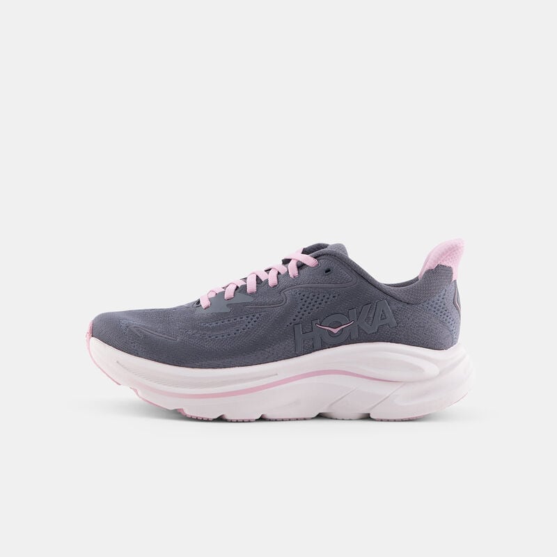 Hoka Clifton 10, gris/rosa/blanco