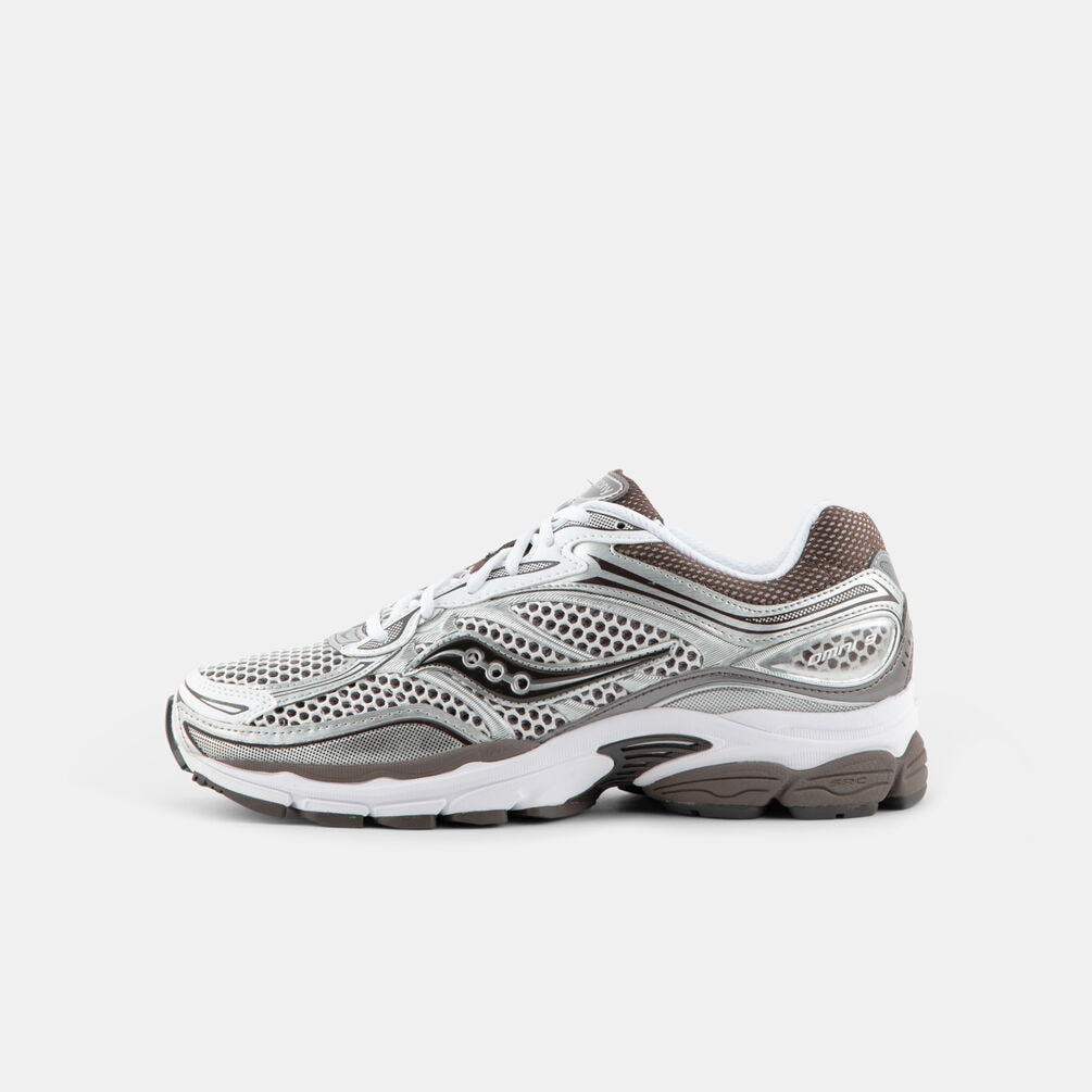 Saucony ProGrid Omni 9 OG, plata/marr&oacute;n/blanco